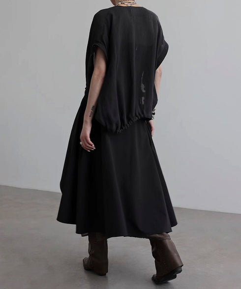 Square Sleeve Blouse